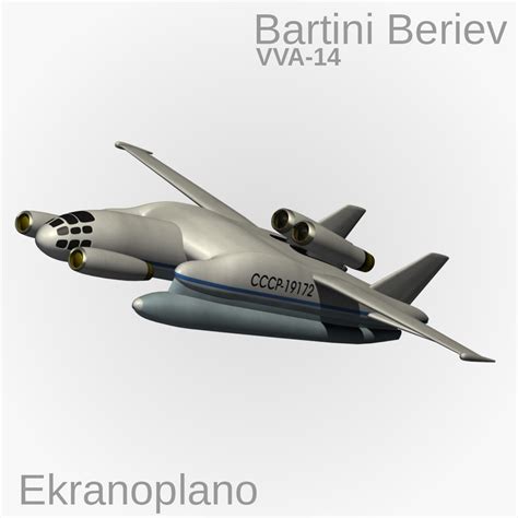 Bartini Beriev Vva-14 3d Blend