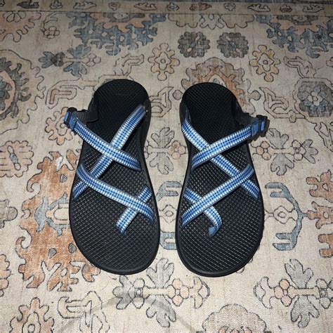 Chaco Blue Sandals women’s size 8 practically like... - Depop