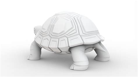 Turtle 3D Print Stylized Animal Model STL 3D Print Model 3D Model ...