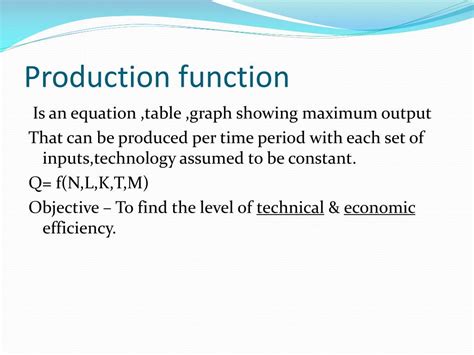 Production Functions 的图像结果