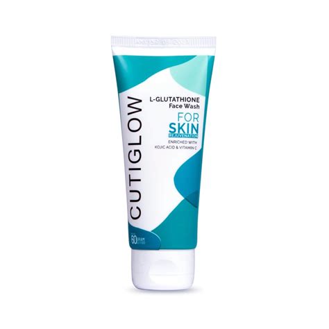 Cuti Biologicals L- Glutathione Face Wash | Enriched with Kojic Acid ...