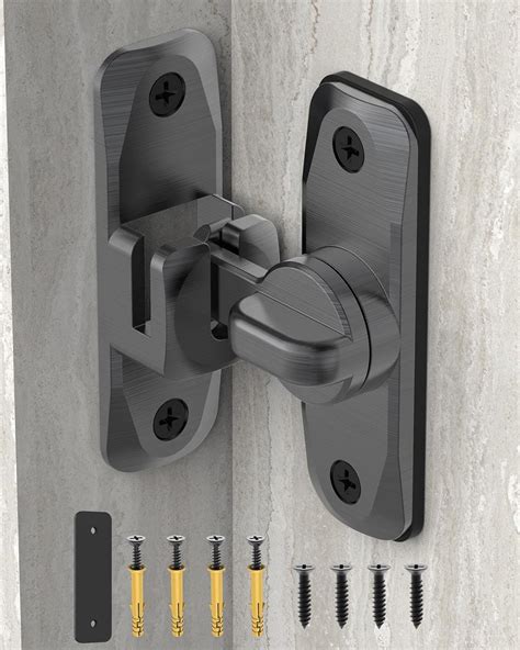 Amazon.com: 90/180 Degree Barn Door Lock, Small Flip Gate Latches ...