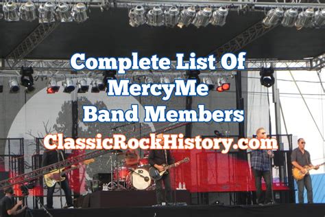 Complete List Of MercyMe Band Members - ClassicRockHistory.com