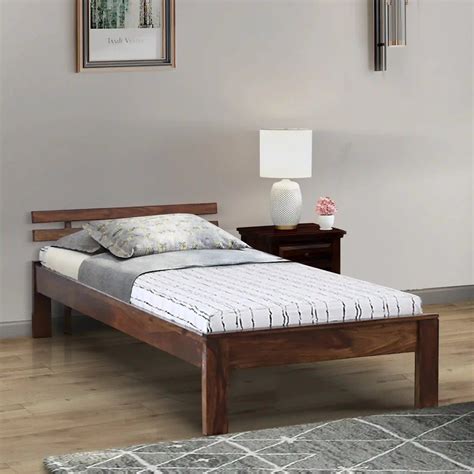 Solid Sheesham Wood Single Bed