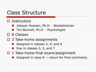 Class Structure with Example 的图像结果