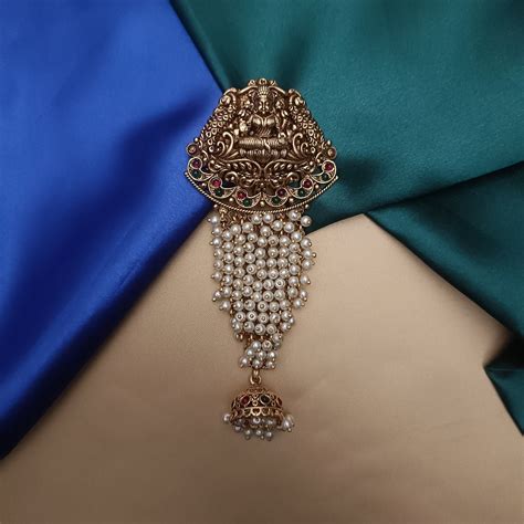 Elegant Short Jada With Pearls – Ambica Wedding Mall