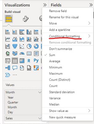 Solved: Setting a conditional formatting in the new layout ...