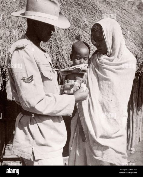 1940s East Africa - army medical orderly Kenya Photograph by a British ...