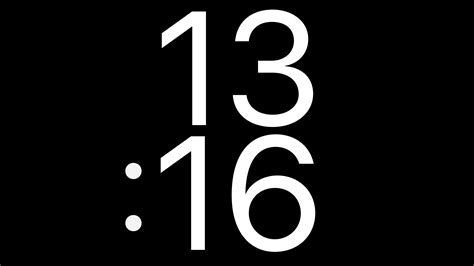 Minimalist clock screen savers for Mac