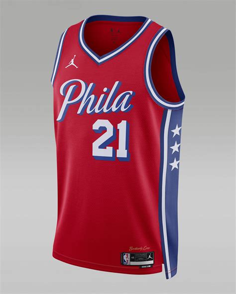 Philadelphia 76ers Statement Edition Men's Jordan Dri-FIT NBA Swingman ...