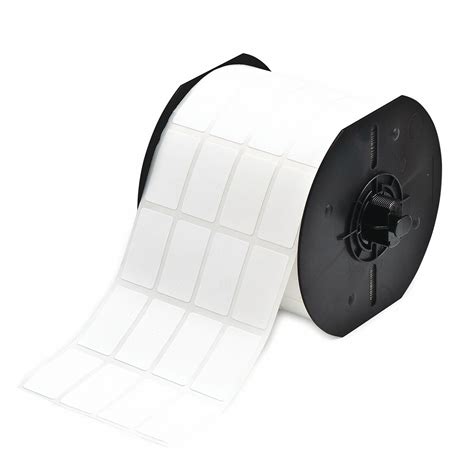 1 7/16 in Label Ht, 51/64 in Label Wd, Pre-Cut Label Stock Roll ...