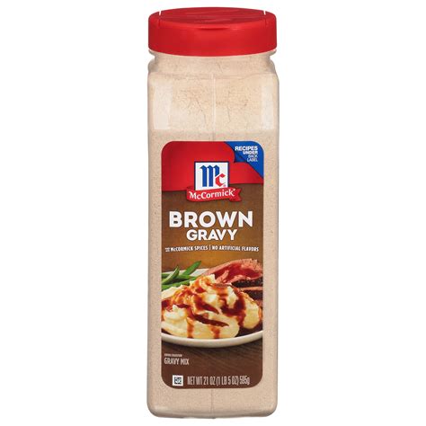 McCormick Brown Gravy Seasoning Mix, 21 oz Gravies - Walmart.com