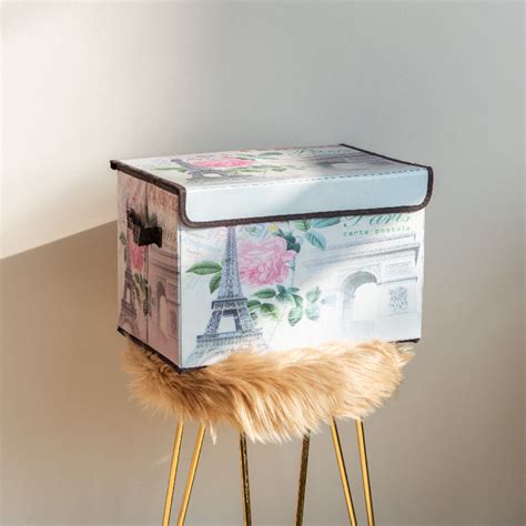 Retro Print Foldable Storage Organizer | Organise Your Home | Declutter ...