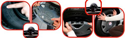 Autopearl Auto Pearl Car Tyre Wheel Hub Caps/Cover for 13" Rim Size for ...