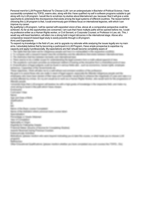 LLM Personal Statement Examples 的图像结果