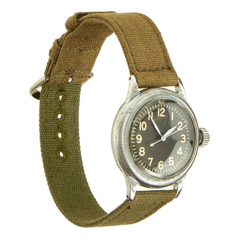 Original U.S. WWII 1944 Type A-11 USAAF Wrist Watch by Elgin - Fully F ...