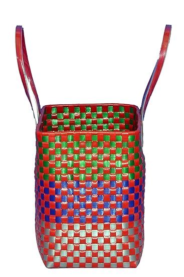 Buy PINNAL - Handmade Multi Coloured CHETTINAD KOODAI - Size 2 (Tall ...