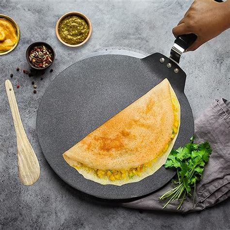 Buy Wonderchef Reva Flat Aluminum Nonstick Dosa Tawa |33cm Non Stick ...