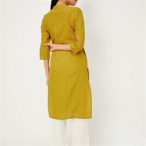 Buy Women Striped Straight Kurta Online at just Rs. 599.0 ...