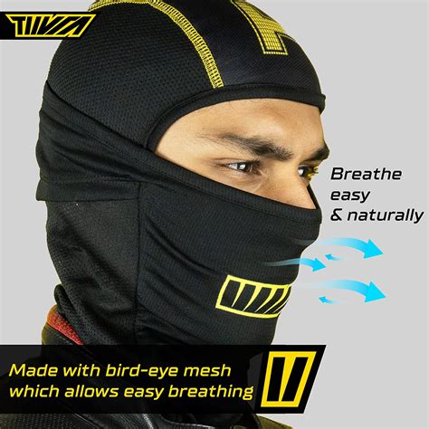 Tiivra Throttler Mate Balaclava (Black Yellow)– Moto Central