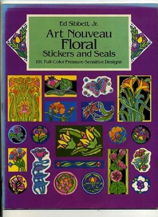 Buy Art Nouveau Floral Stickers and Seals Book Online at Low Prices in ...