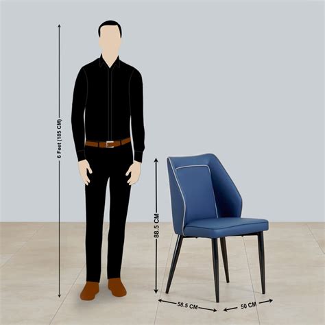 Buy Marcello Glass Top 6-Seater Dining Set with Chairs - Grey and Blue ...