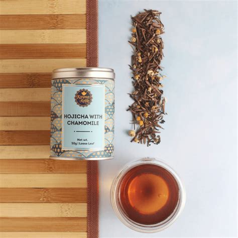 Hojicha and chamomile-Japanese green tea – Karma Kettle Teas