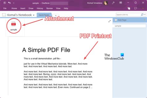 Image result for How to Insert PDF in OneNote