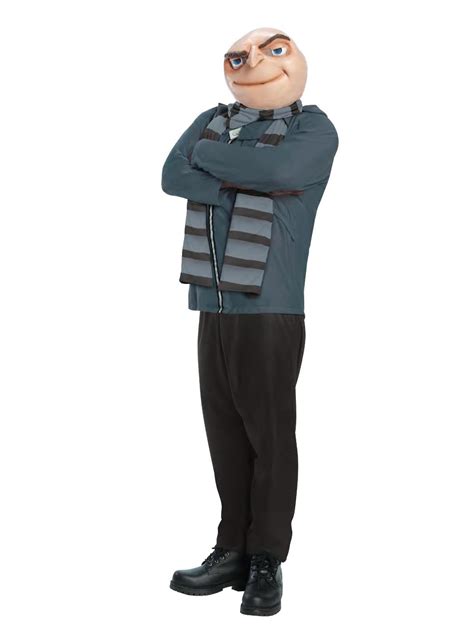 Gru Costume | Adult Minion Villain Outfit | Kids Mega Mart