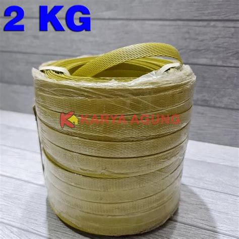 Jual Tali Strapping Band 2 KG / Tali Packing Klem Plastik Pengikat 2KG ...