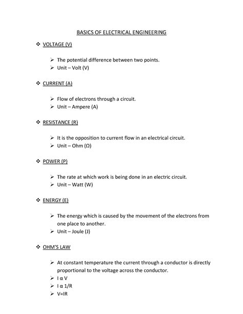 Image result for Electrical Engineering Basics