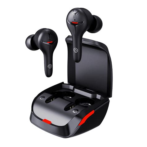 pTron PlayBuds 1 Pro TWS Earbuds (Black) - pTron India