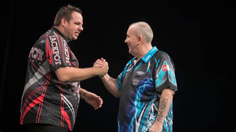 Phil Taylor takes on Adrian Lewis after Peter Wright faces Daryl Gurney ...