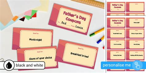 Father's Day Coupons | Twinkl Party