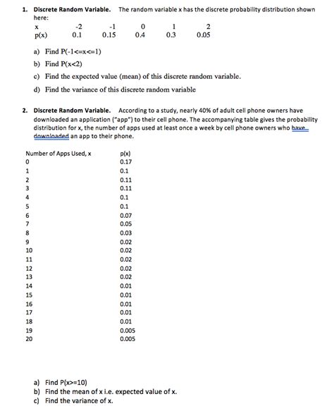 How to Find Discrete Random Variable 的图像结果