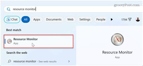 Image result for Resource Monitor Memory Usage