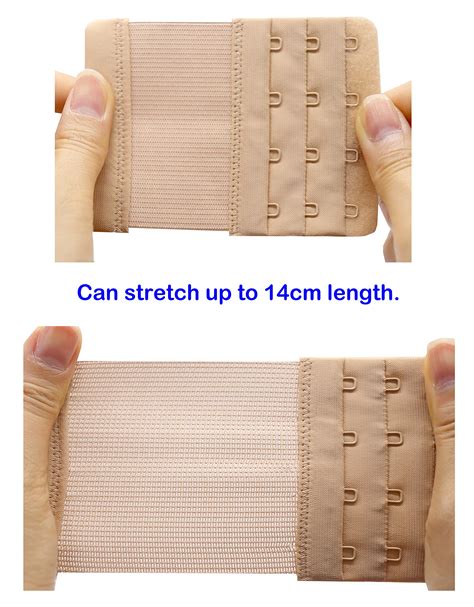 Tamlien 4 Hook Bra Extenders,Stretchy Soft And Comfortable Bra Strap ...