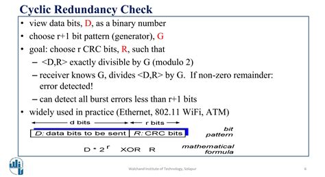 Cyclic Redundancy check approach for Error Detection | PPTX