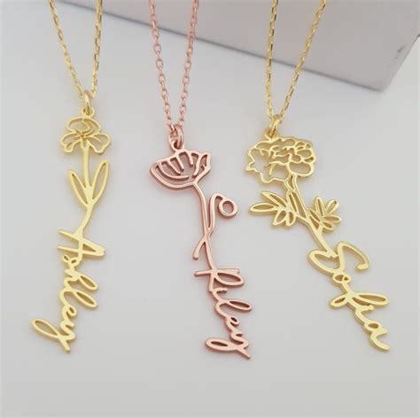 Custom birth flower gift – Artofit