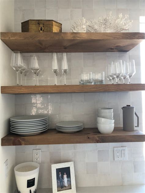 20+ Floating Shelves Kitchen Shelf Ideas