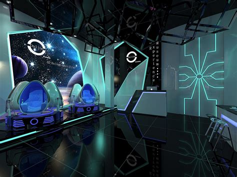 娱乐空间450平米装修案例_效果图 - VR体验馆 - 设计本