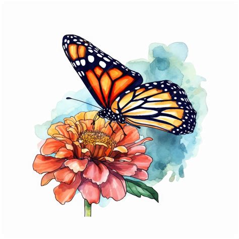 Butterfly Flower Clip Art