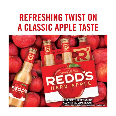 Buy Redd's Hard Apple Ale Beer, 12 fl oz Bottles, 12 pk from Dollar ...