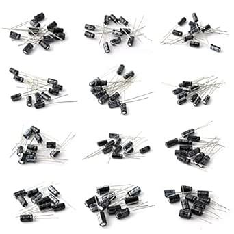 120pcs 12 values 0.22UF-470UF Aluminum electrolytic capacitor ...