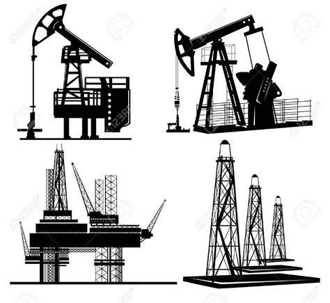 Oil Rig Drawing at PaintingValley.com | Explore collection of Oil Rig ...