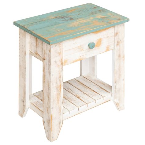 Boardwalk Coastal End Table | Bella Coastal Decor