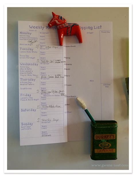 Weekly Menu Planning 的图像结果