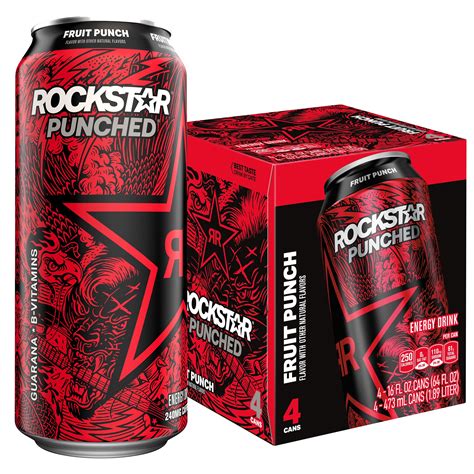 Rockstar Punched Energy Drink Ingredients
