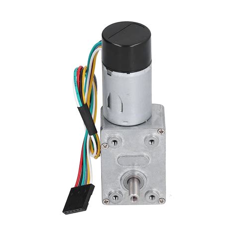 DC Worm Gear Motor, Good Thermal Conductivity Encoder Reduction Motor ...