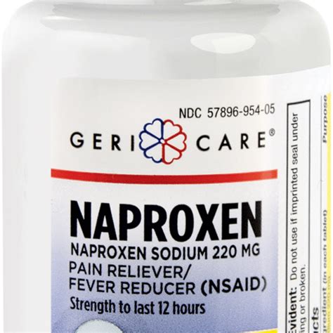 Naproxen Sodium 220 mg, Compare to Aleve , 50 Coated Tablets - OTC